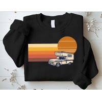 Cabover Slidein Camper RV Truck Retro Truck Camper Sweatshirt