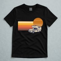 Cabover Slidein Camper RV Truck Retro Truck Camper T-Shirt