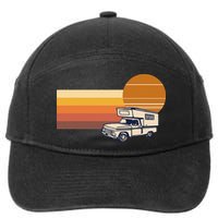 Cabover Slidein Camper RV Truck Retro Truck Camper 7-Panel Snapback Hat