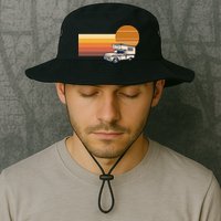 Cabover Slidein Camper RV Truck Retro Truck Camper Bucket Hat