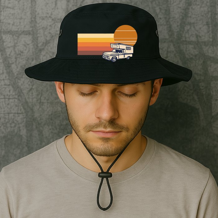 Cabover Slidein Camper RV Truck Retro Truck Camper Bucket Hat