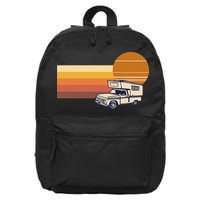 Cabover Slidein Camper RV Truck Retro Truck Camper 16 in Basic Backpack