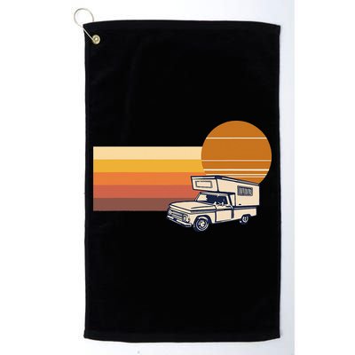 Cabover Slidein Camper RV Truck Retro Truck Camper Golf Towel
