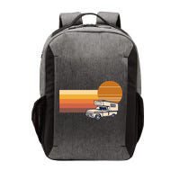 Cabover Slidein Camper RV Truck Retro Truck Camper Vector Backpack