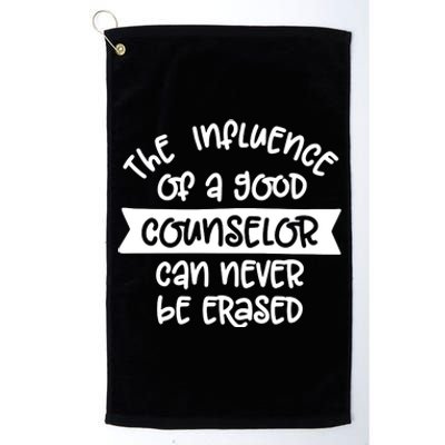 Counselor School Counselor Platinum Collection Golf Towel