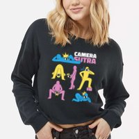 Camera Sutra Cropped Pullover Crew