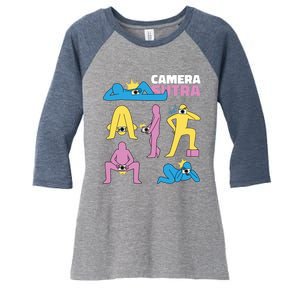 Camera Sutra Women's Tri-Blend 3/4-Sleeve Raglan Shirt