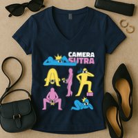 Camera Sutra Women's V-Neck T-Shirt