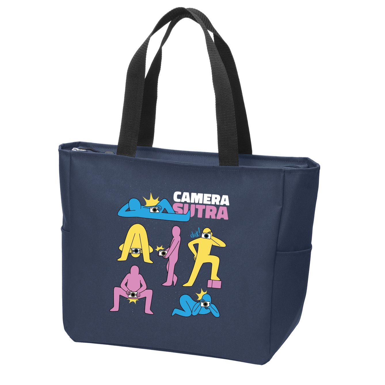 Camera Sutra Zip Tote Bag