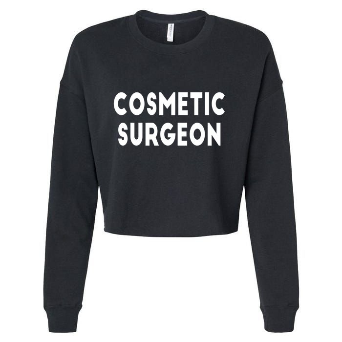 Cosmetic Surgeon Cropped Pullover Crew