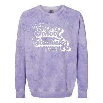 Counselor School Counselor Colorblast Crewneck Sweatshirt