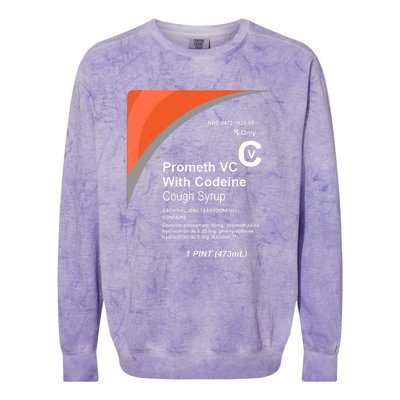 Cough Syrup Colorblast Crewneck Sweatshirt