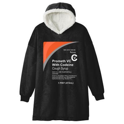 Cough Syrup Hooded Wearable Blanket