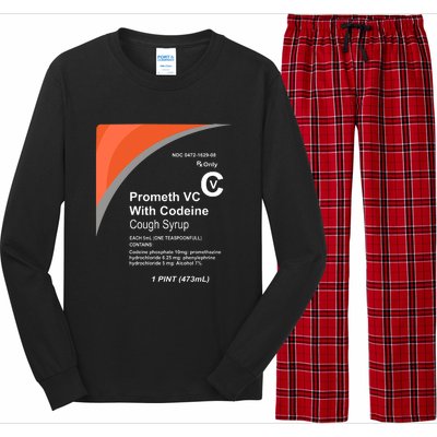 Cough Syrup Long Sleeve Pajama Set