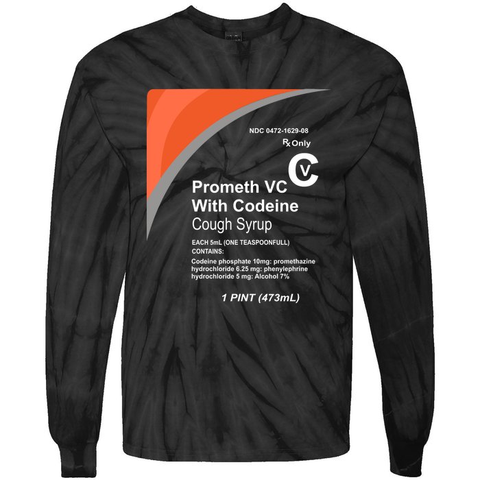 Cough Syrup Tie-Dye Long Sleeve Shirt