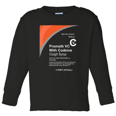 Cough Syrup Toddler Long Sleeve Shirt