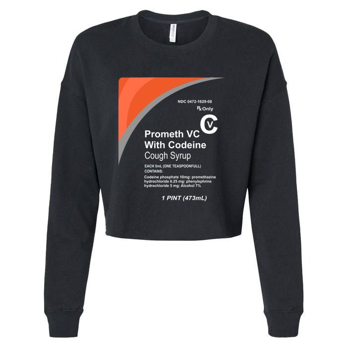 Cough Syrup Cropped Pullover Crew