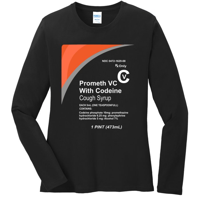 Cough Syrup Ladies Long Sleeve Shirt