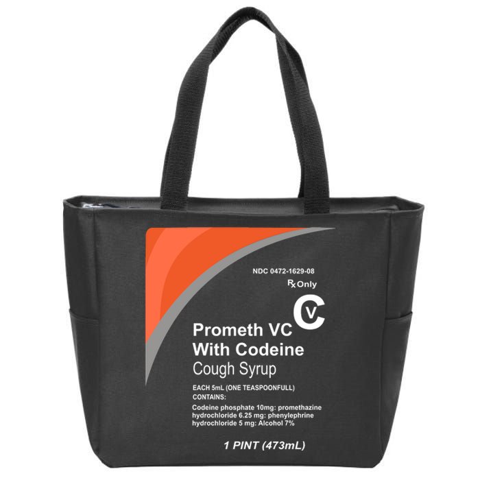 Cough Syrup Zip Tote Bag