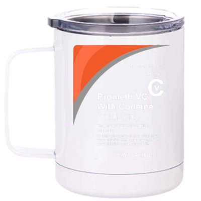 Cough Syrup 12 oz Stainless Steel Tumbler Cup