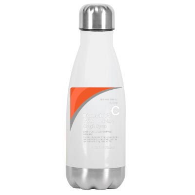 Cough Syrup Stainless Steel Insulated Water Bottle