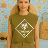 Cub Scouting Garment-Dyed Women's Muscle Tee