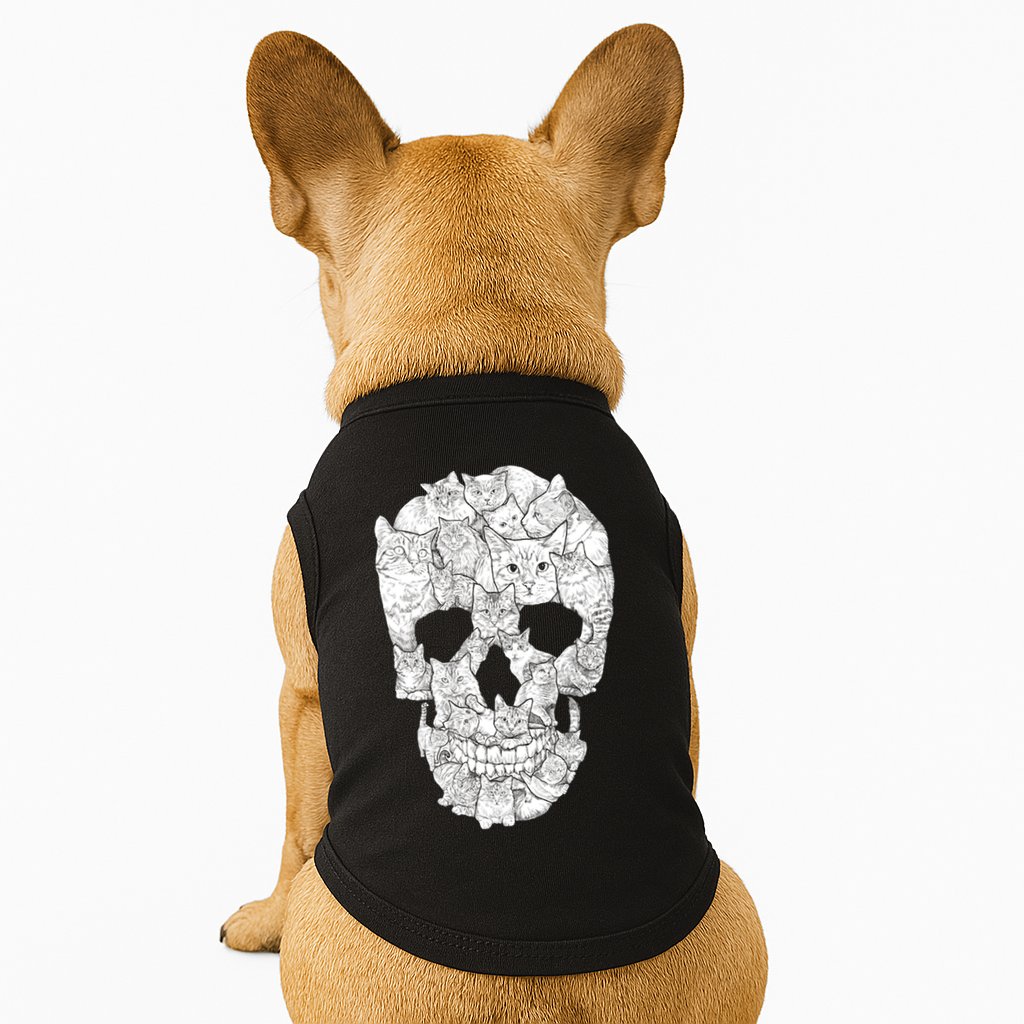 Cat Skull Doggie Tank