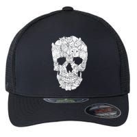 Cat Skull Flexfit Unipanel Trucker Cap