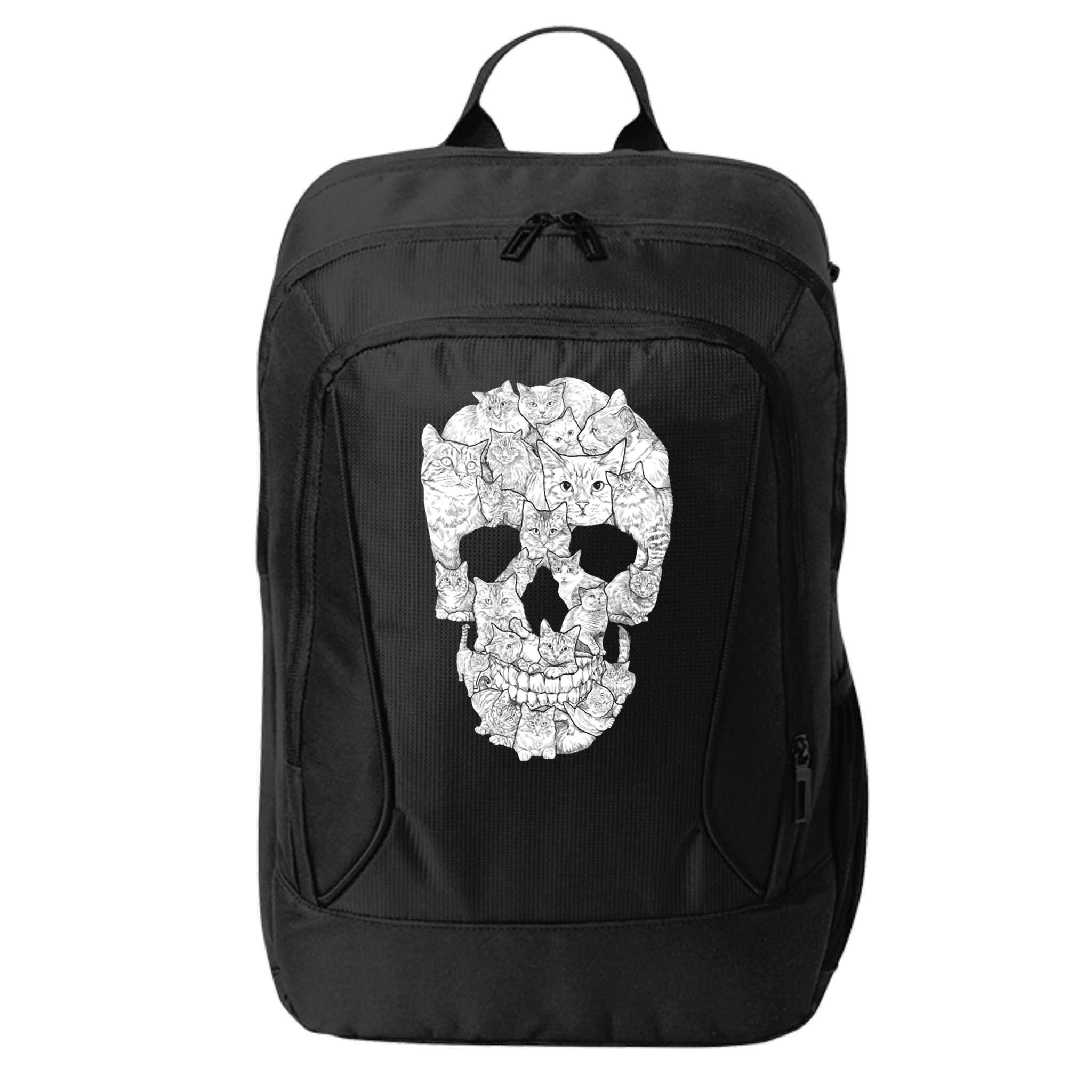 Cat Skull City Backpack