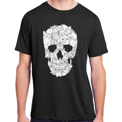 Cat Skull Adult ChromaSoft Performance T-Shirt