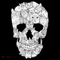 Cat Skull Magnet