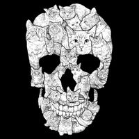 Cat Skull Cooling Performance Long Sleeve Crew