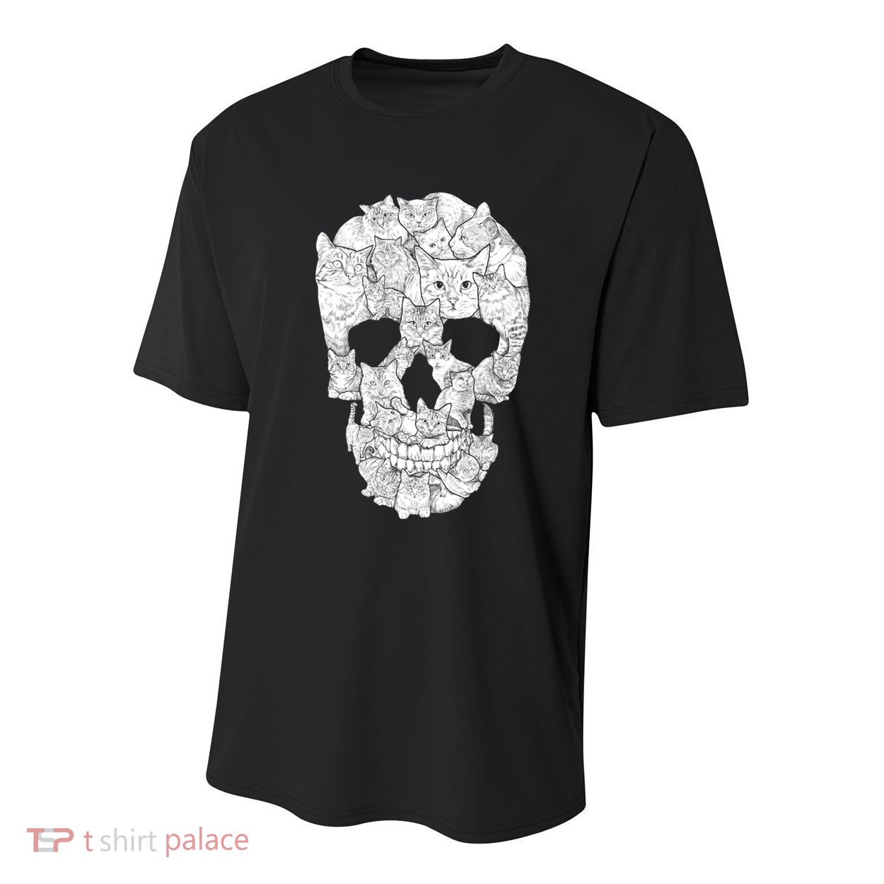 Cat Skull Youth Performance Sprint T-Shirt
