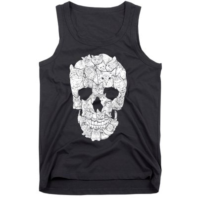 Cat Skull Tank Top