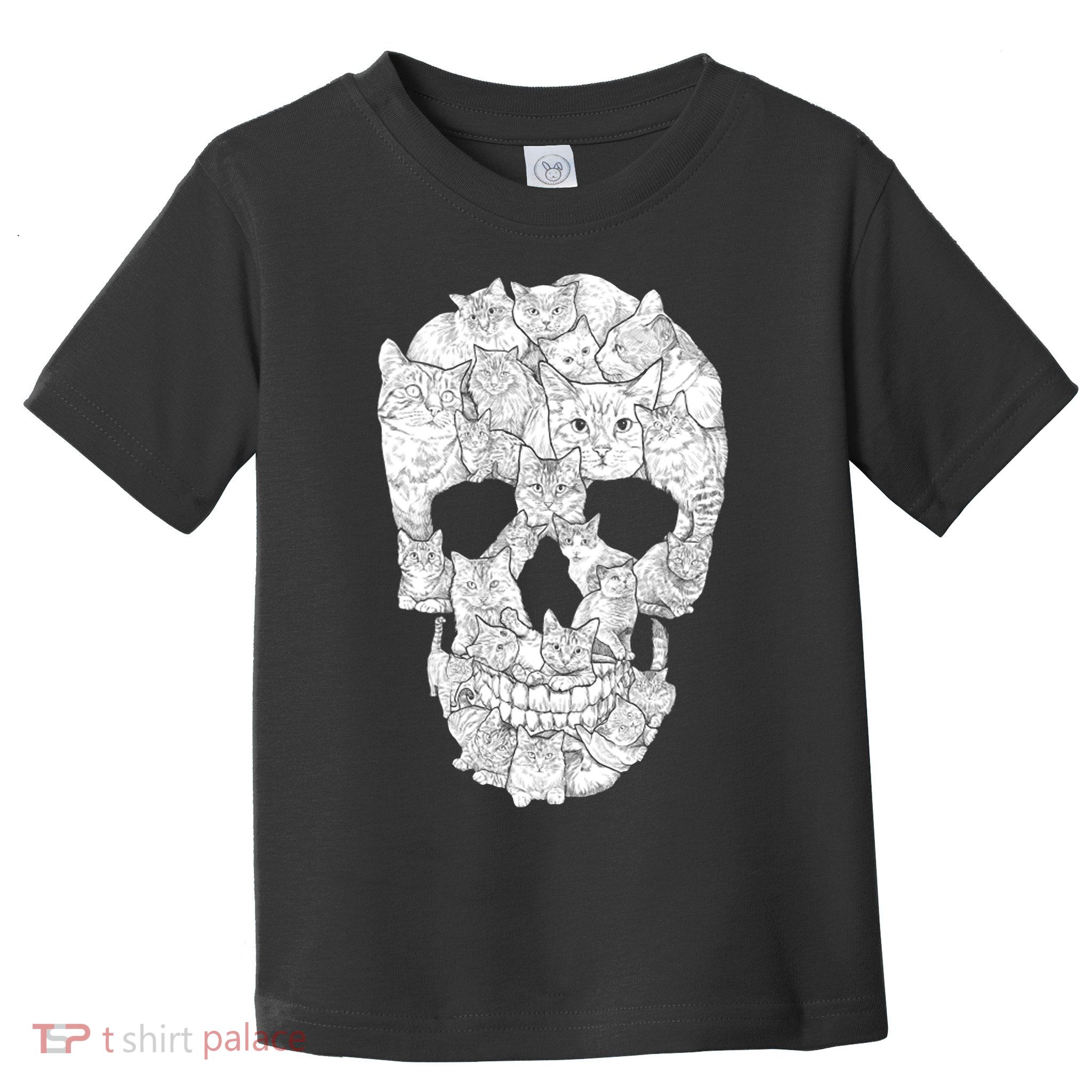 Cat Skull Toddler T-Shirt