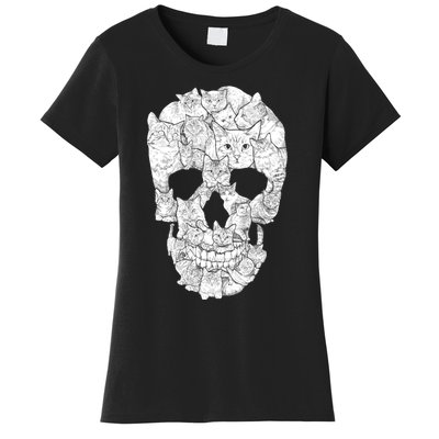 Cat Skull Women's T-Shirt