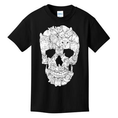 Cat Skull Kids T-Shirt