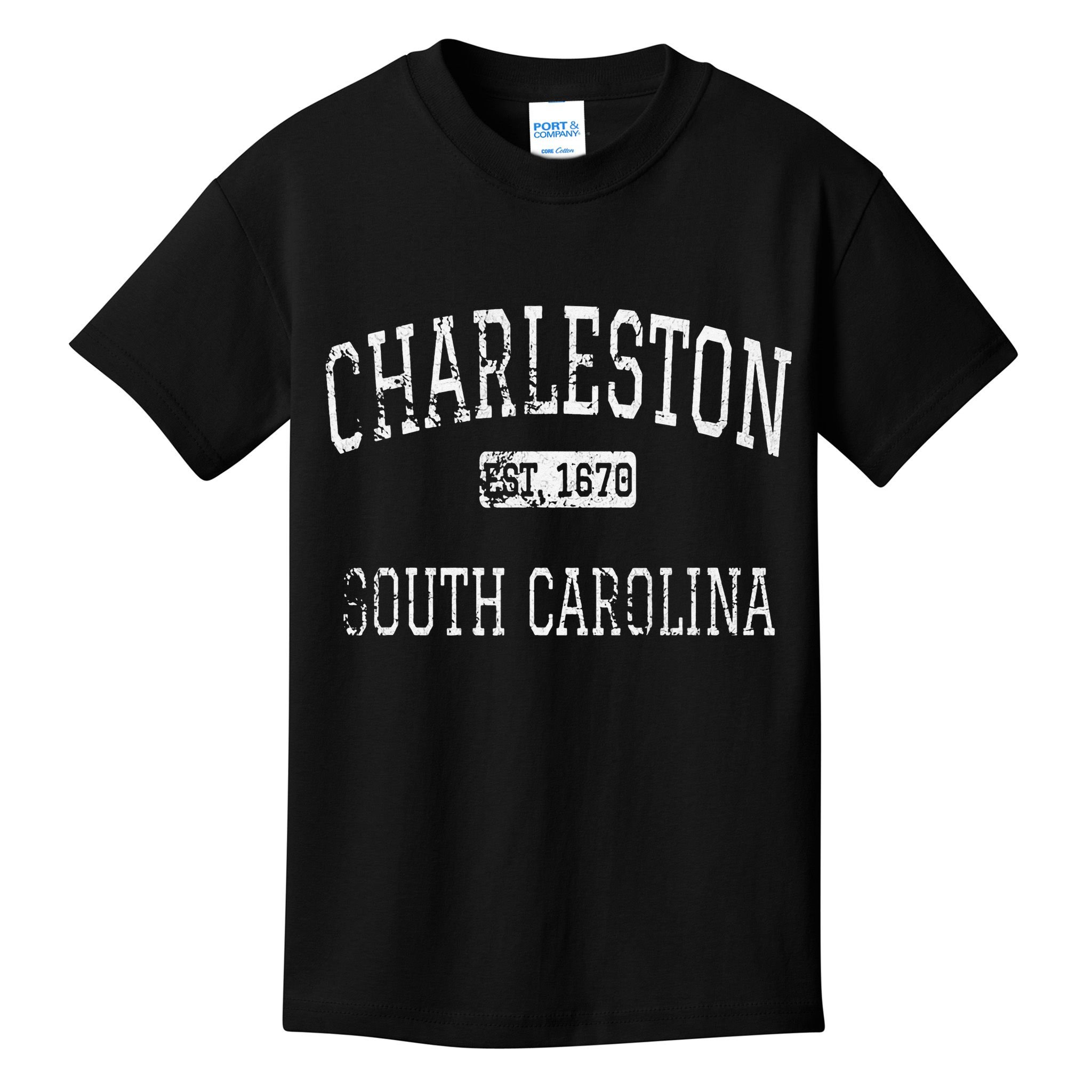 Charleston South Carolina SC Vintage Kids T-Shirt