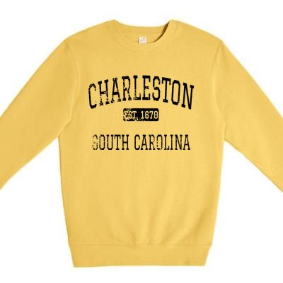 Charleston South Carolina SC Vintage Premium Crewneck Sweatshirt