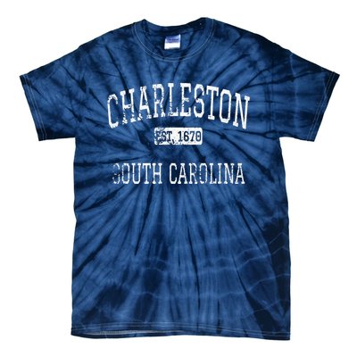 Charleston South Carolina SC Vintage Tie-Dye T-Shirt