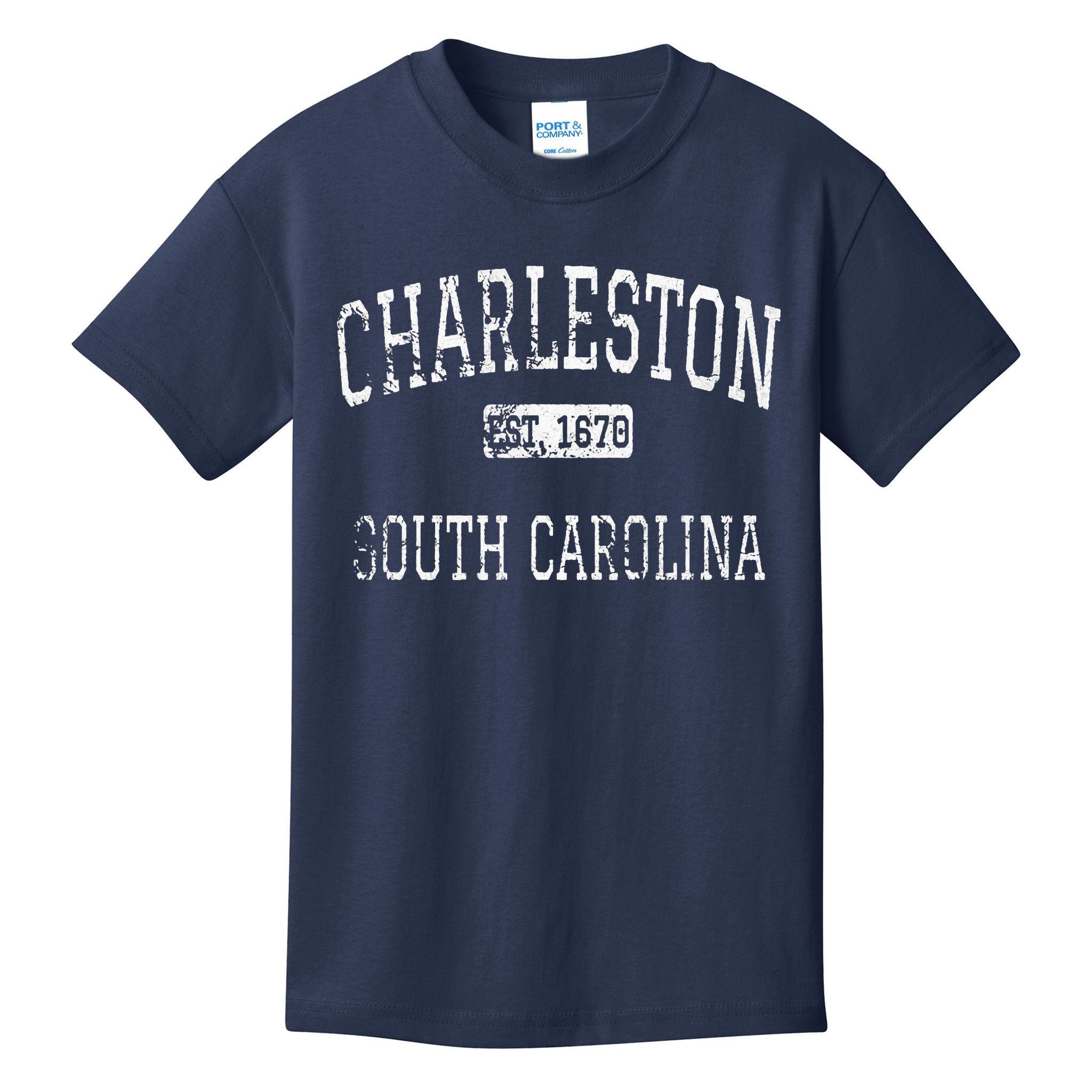 Charleston South Carolina SC Vintage Kids T-Shirt