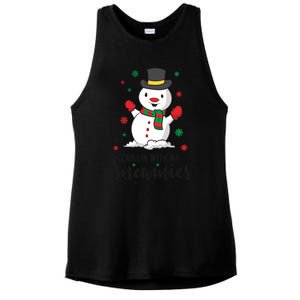 Christmas Snow Chillin With My Snowmies Gift Ladies PosiCharge Tri-Blend Wicking Tank