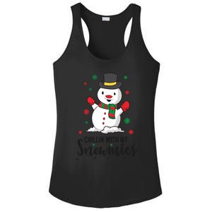 Christmas Snow Chillin With My Snowmies Gift Ladies PosiCharge Competitor Racerback Tank