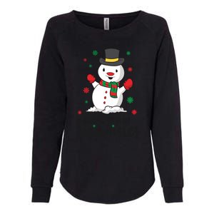 Christmas Snow Chillin With My Snowmies Gift Womens California Wash Sweatshirt