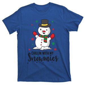 Christmas Snow Chillin With My Snowmies Gift T-Shirt