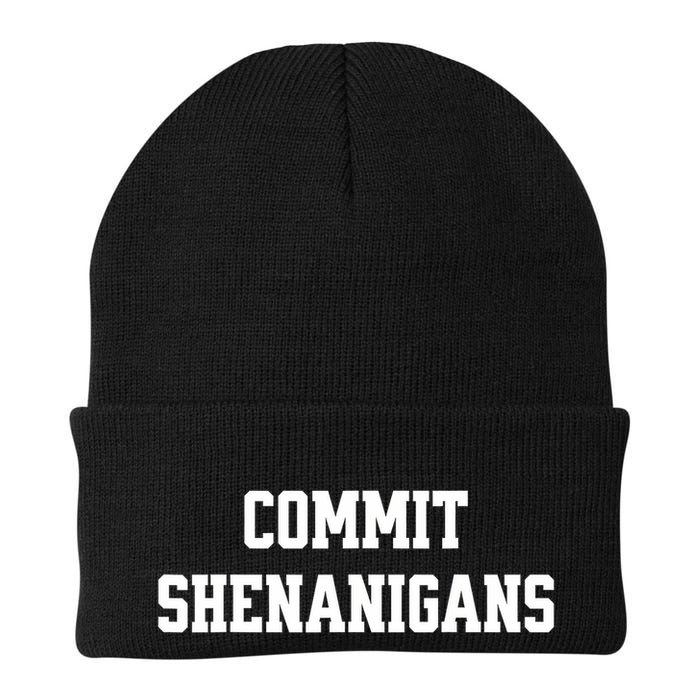 Commit Shenanigans Knit Cap Winter Beanie