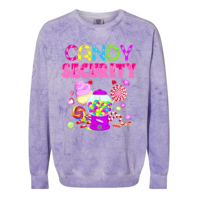 Candy Security Candyland Costume Colorblast Crewneck Sweatshirt