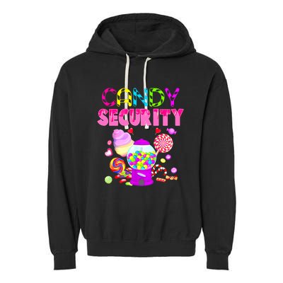 Candy Security Candyland Costume Garment-Dyed Fleece Hoodie