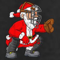 Christmas Santa Claus Baseball Catcher Xmas Adult Drive Performance Visor