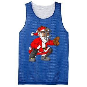 Christmas Santa Claus Baseball Catcher Xmas Mesh Reversible Basketball Jersey Tank